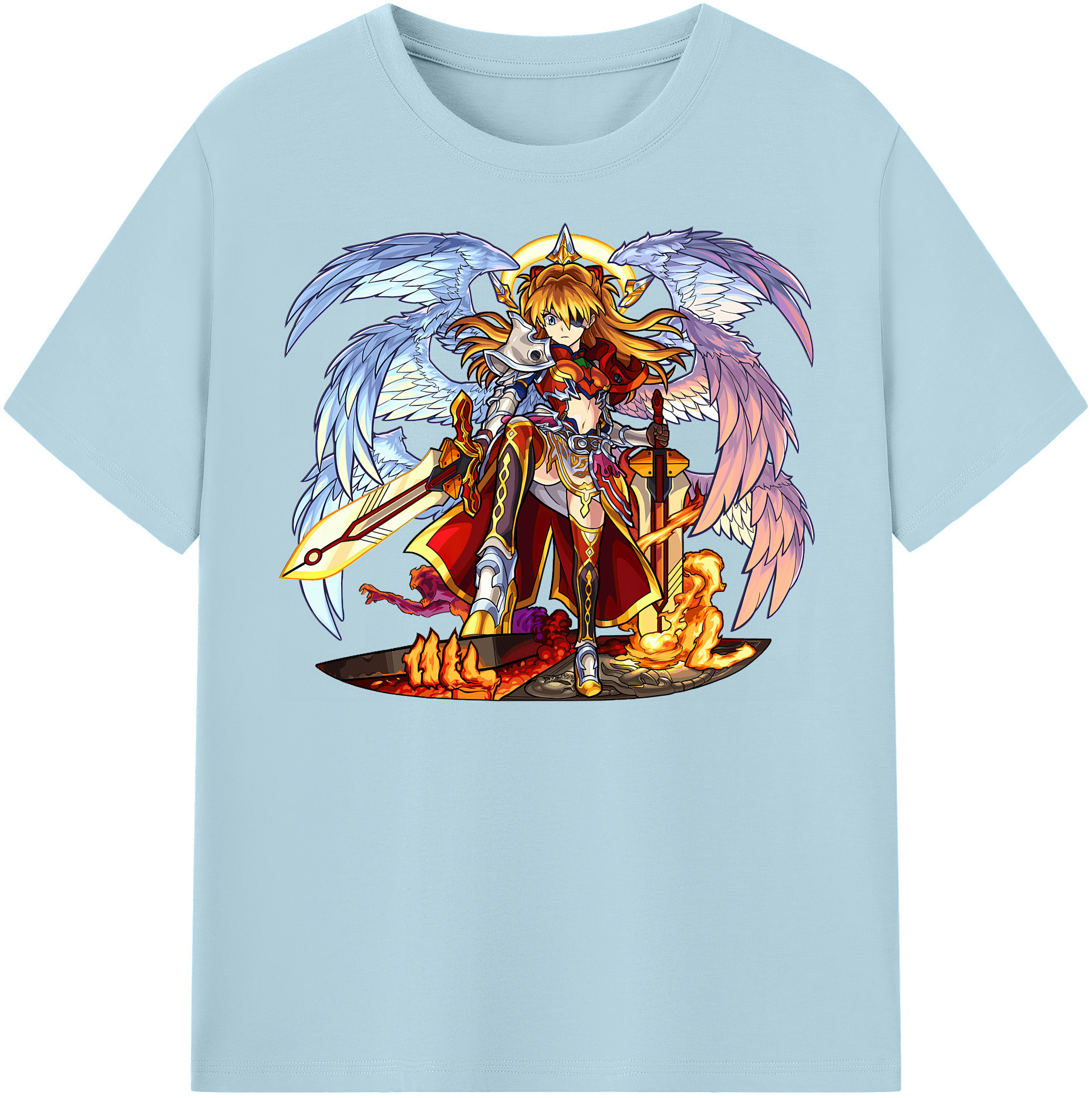 （画像用） EVA 新世紀エヴァンゲリオン 綿100％半袖Tシャツ（フロントプリント）